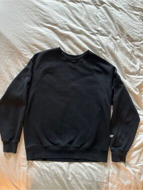 Men's Black Fabletics Crewneck Sweatshirt - Classic Pullover